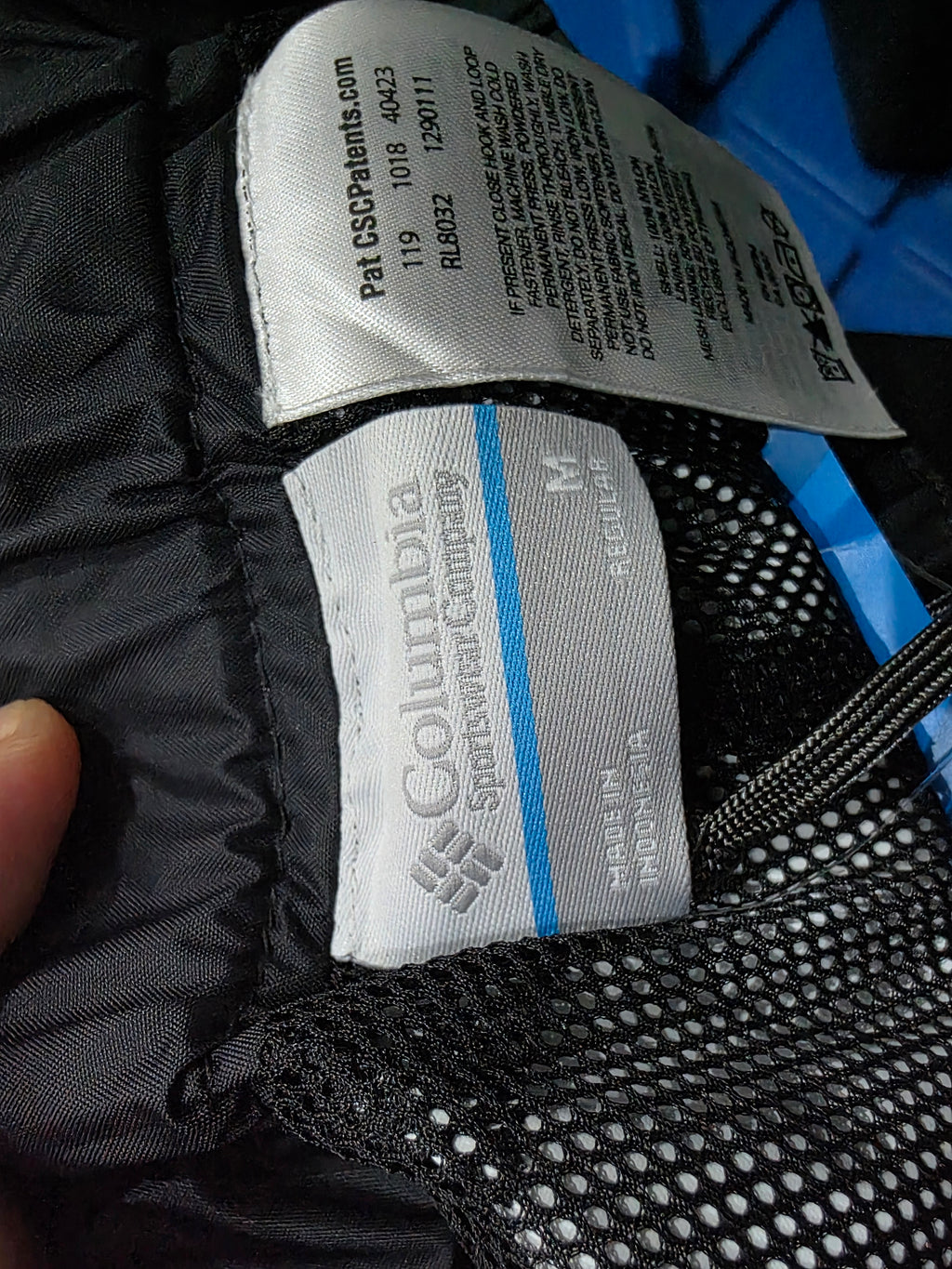 Pantalon Impermeable Columbia Mujer Mediana Regular Negro
