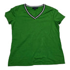Playera Tommy Hilfiger De Mujer Talla Mediana Color Verde