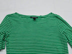 Playera Ralph Lauren Mujer Talla Grande Color Verde Rayado
