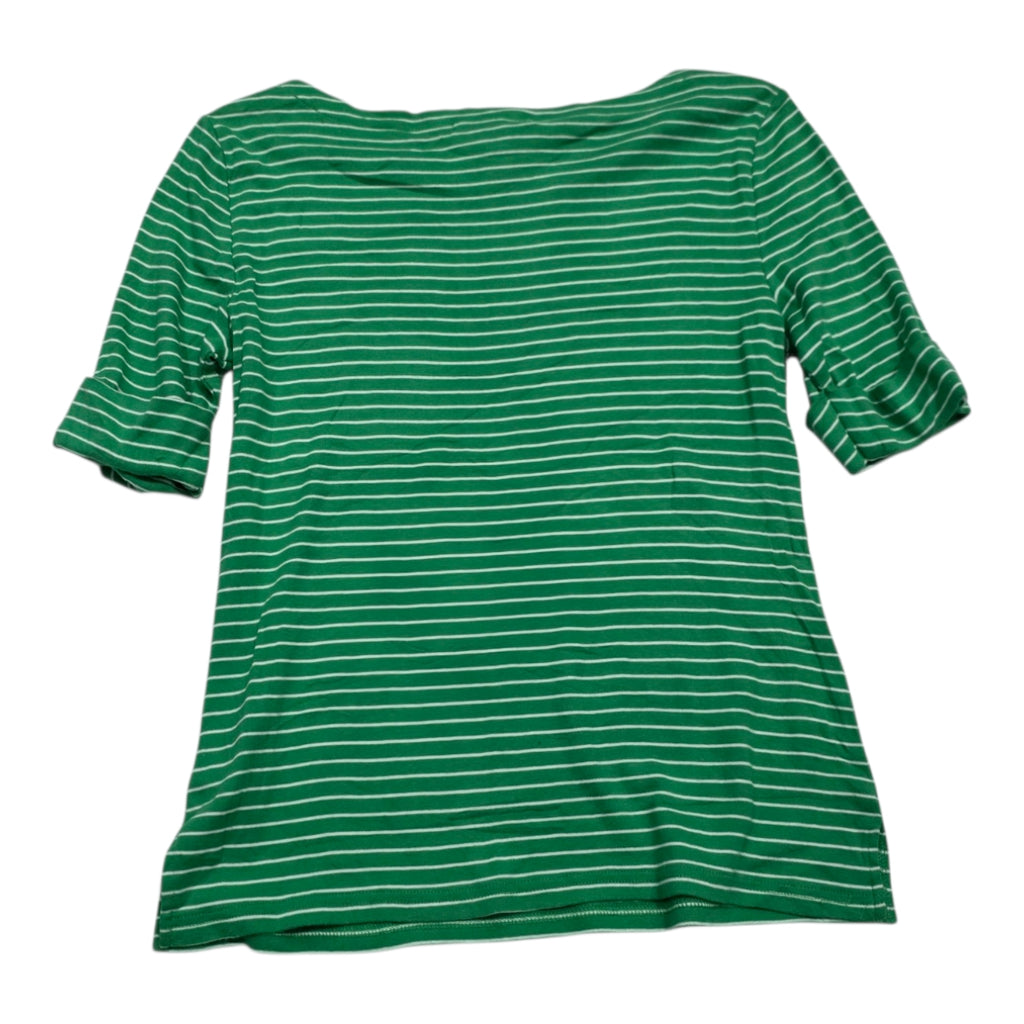 Playera Ralph Lauren Mujer Talla Grande Color Verde Rayado