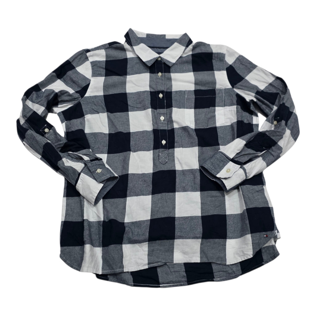 Blusa Tommy Hilfiger De Mujer Extra Grande Azul/ Blanco