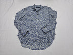 Camisa Polo Ralph Lauren De Mujer Talla 16 Azul Floreada