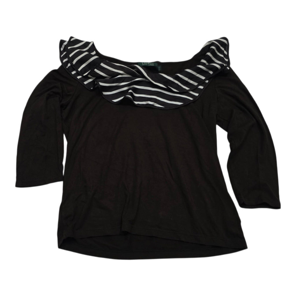 Blusa Ralph Lauren Mujer Extra Grande Cafe Off Shoulder