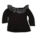 Blusa Ralph Lauren Mujer Extra Grande Cafe Off Shoulder