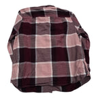 Camisa Tommy Hilfiger Mujer Extra Grande Rosa/vino A Cuadros