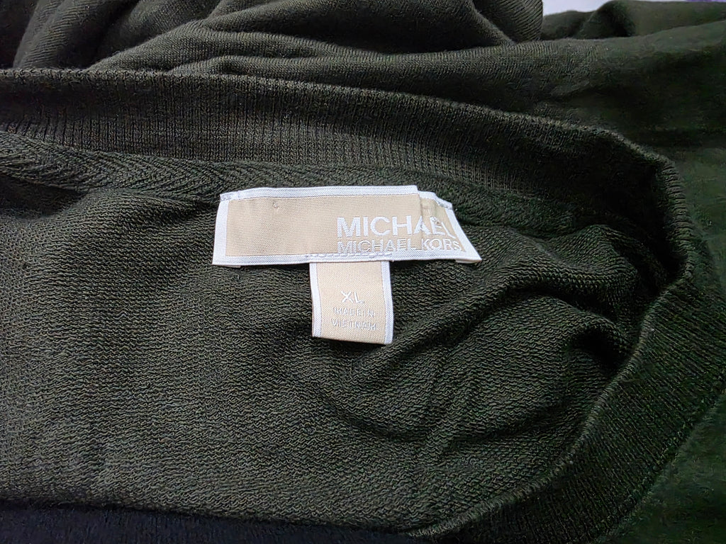 Sudadera Ligera Michael Kors Mujer Extra Grande Color Verde