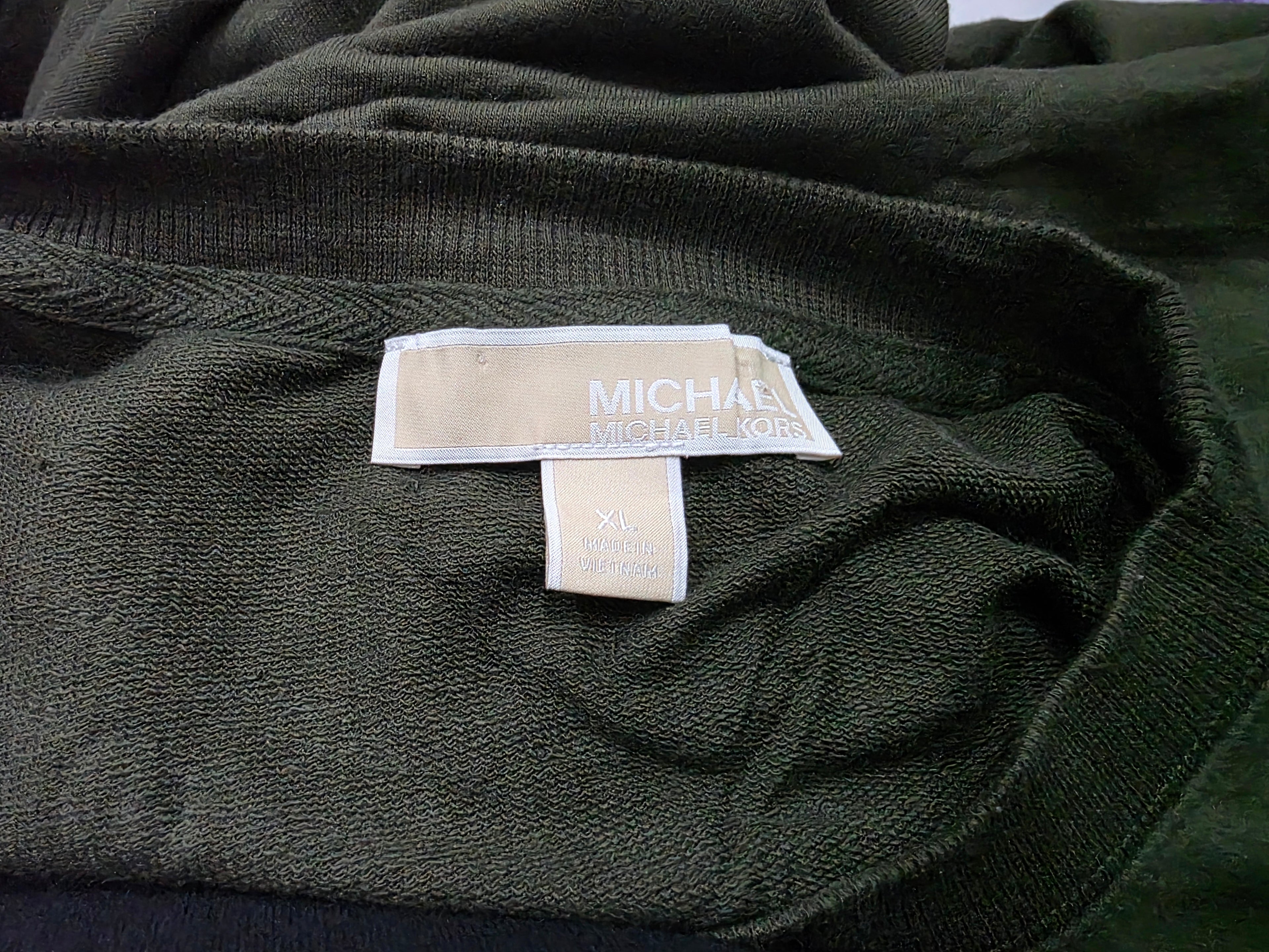 Sudadera Ligera Michael Kors Mujer Extra Grande Color Verde