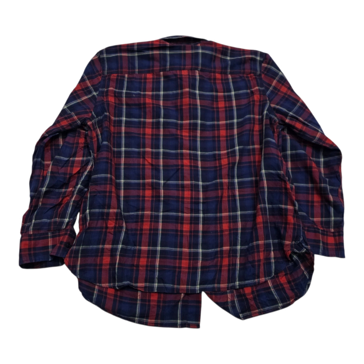 Camisa Ralph Lauren De Mujer Talla 1x Azul/rojo A Cuadros