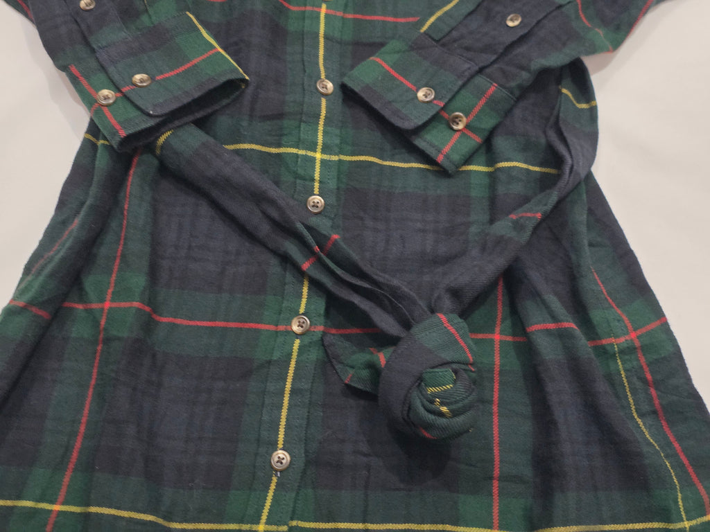 Vestido Camisero Ralph Lauren Cinturon Extra Chica De Mujer
