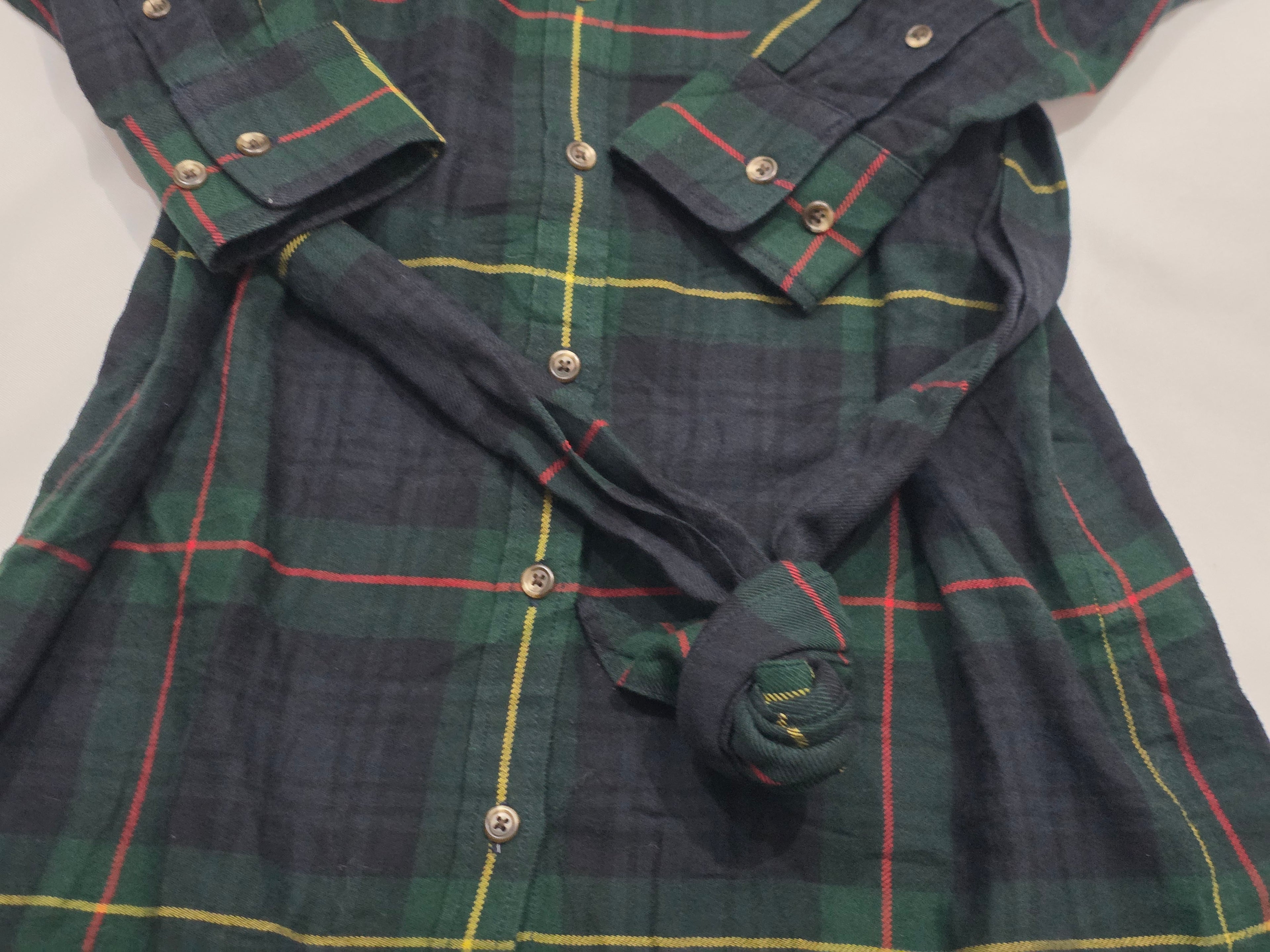 Vestido Camisero Ralph Lauren Cinturon Extra Chica De Mujer