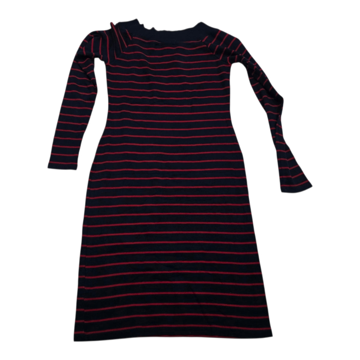Vestido Ralph Lauren Azul Con Rayas Talla Chica