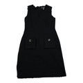 Vestido Karl Lagerfeld Talla 6 Color Negro Con Bolsa