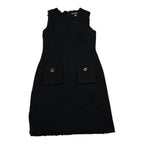 Vestido Karl Lagerfeld Talla 6 Color Negro Con Bolsa