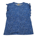 Blusa Michael Kors Talla Chica Azul Manga Corta