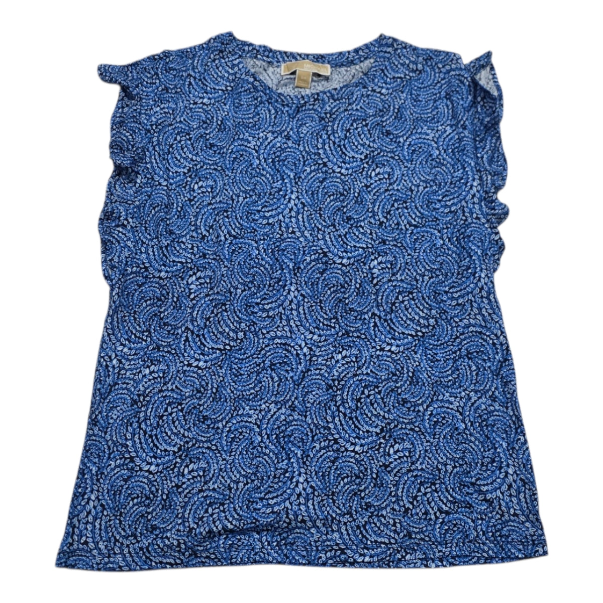 Blusa Michael Kors Talla Chica Azul Manga Corta