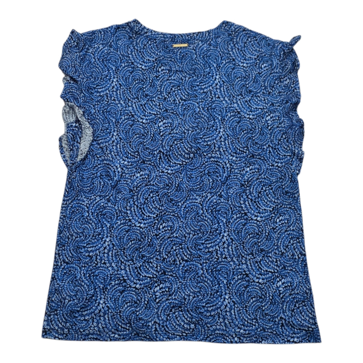 Blusa Michael Kors Talla Chica Azul Manga Corta