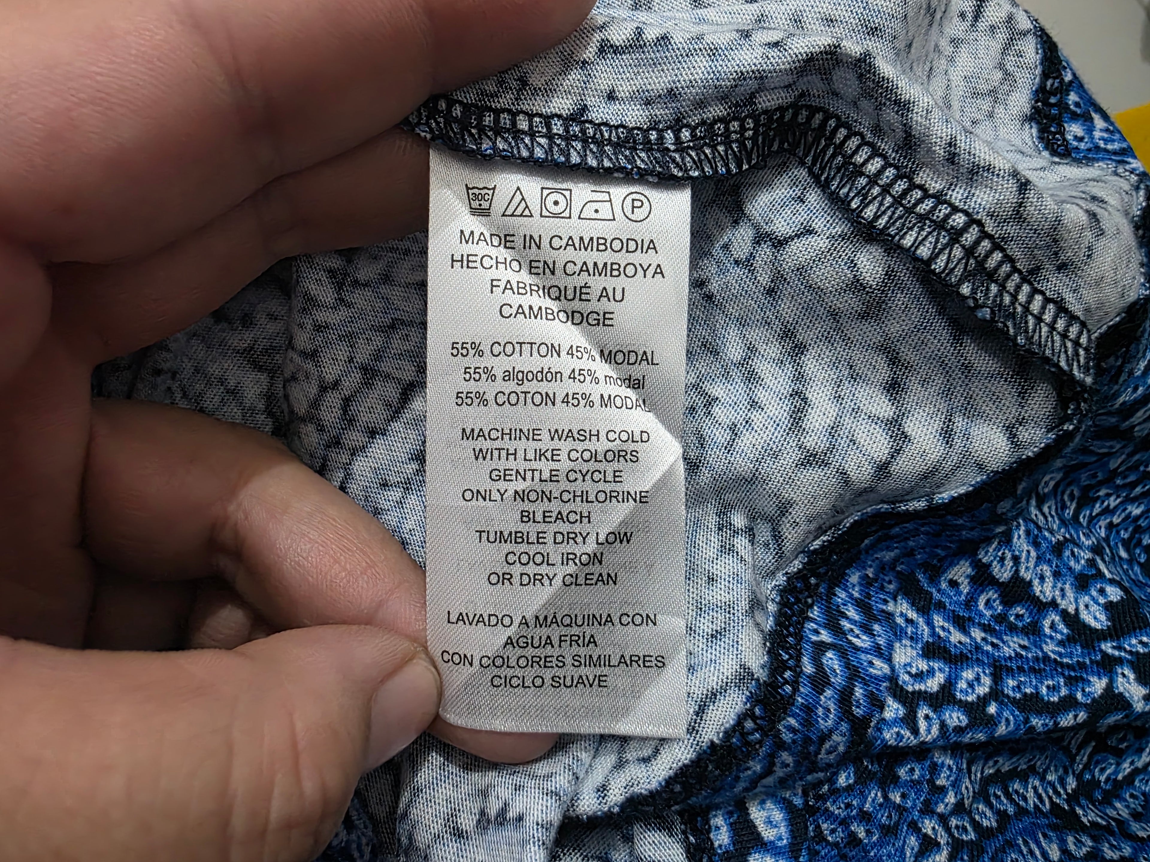 Blusa Michael Kors Talla Chica Azul Manga Corta