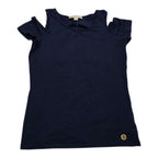 Playera Michael Kors Manga Corta Chica Hombros Descubiertos