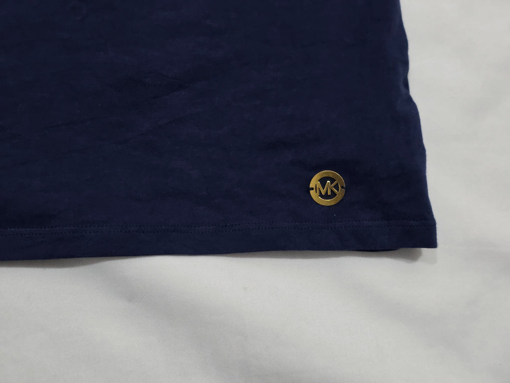 Playera Michael Kors Manga Corta Chica Hombros Descubiertos