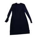 Vestido Algodón Tommy Hilfiger Azul Manga Larga Mediana