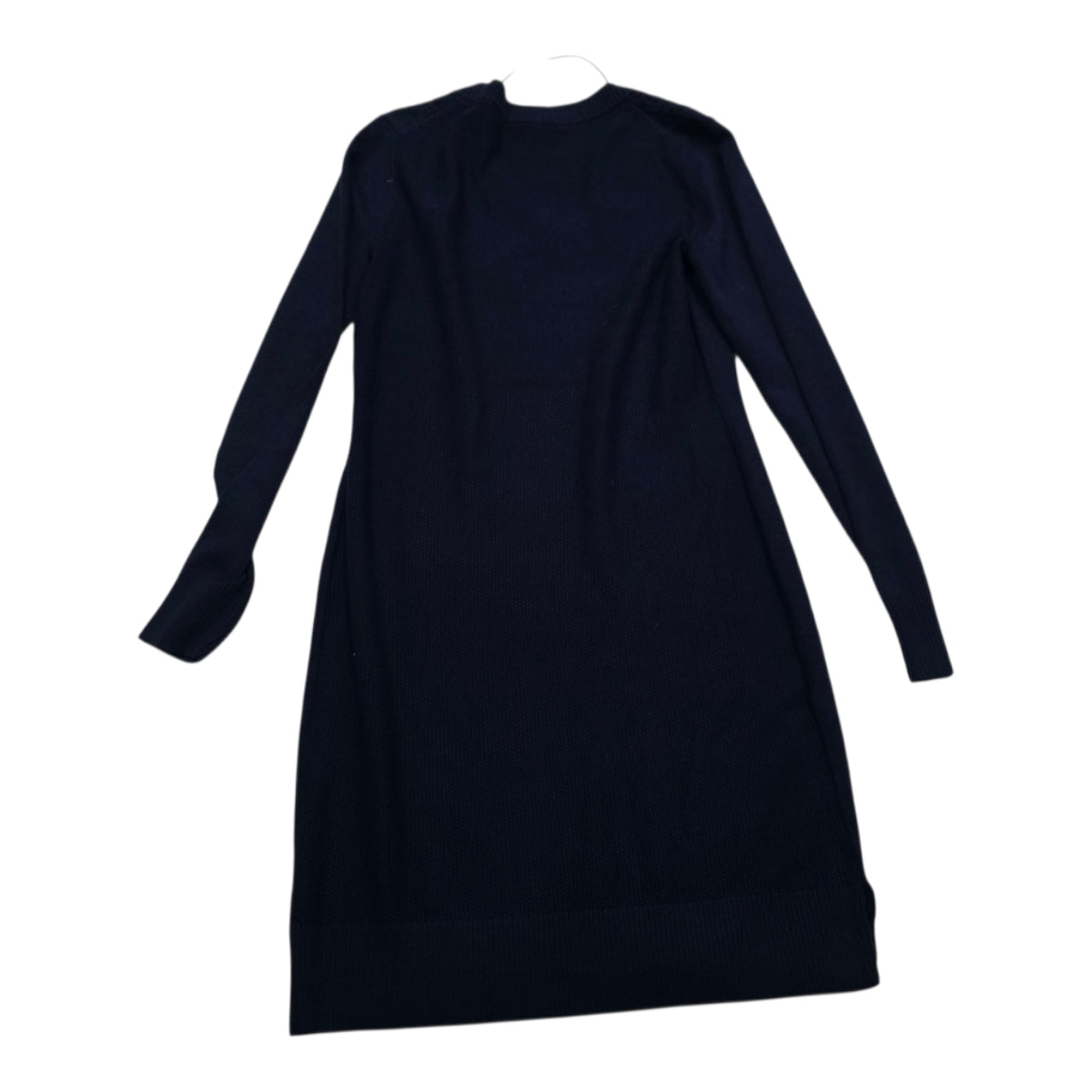 Vestido Algodón Tommy Hilfiger Azul Manga Larga Mediana