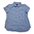 Camisa Tommy Hilfiger Mujer Talla Mediana Azul Con Lunares
