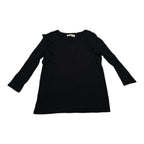 Playera Michael Kors Mediana Manga Larga Olan Color Negro