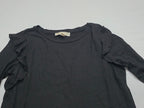 Playera Michael Kors Mediana Manga Larga Olan Color Negro
