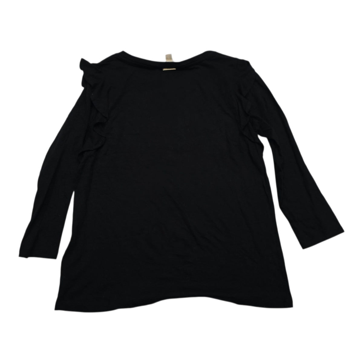 Playera Michael Kors Mediana Manga Larga Olan Color Negro