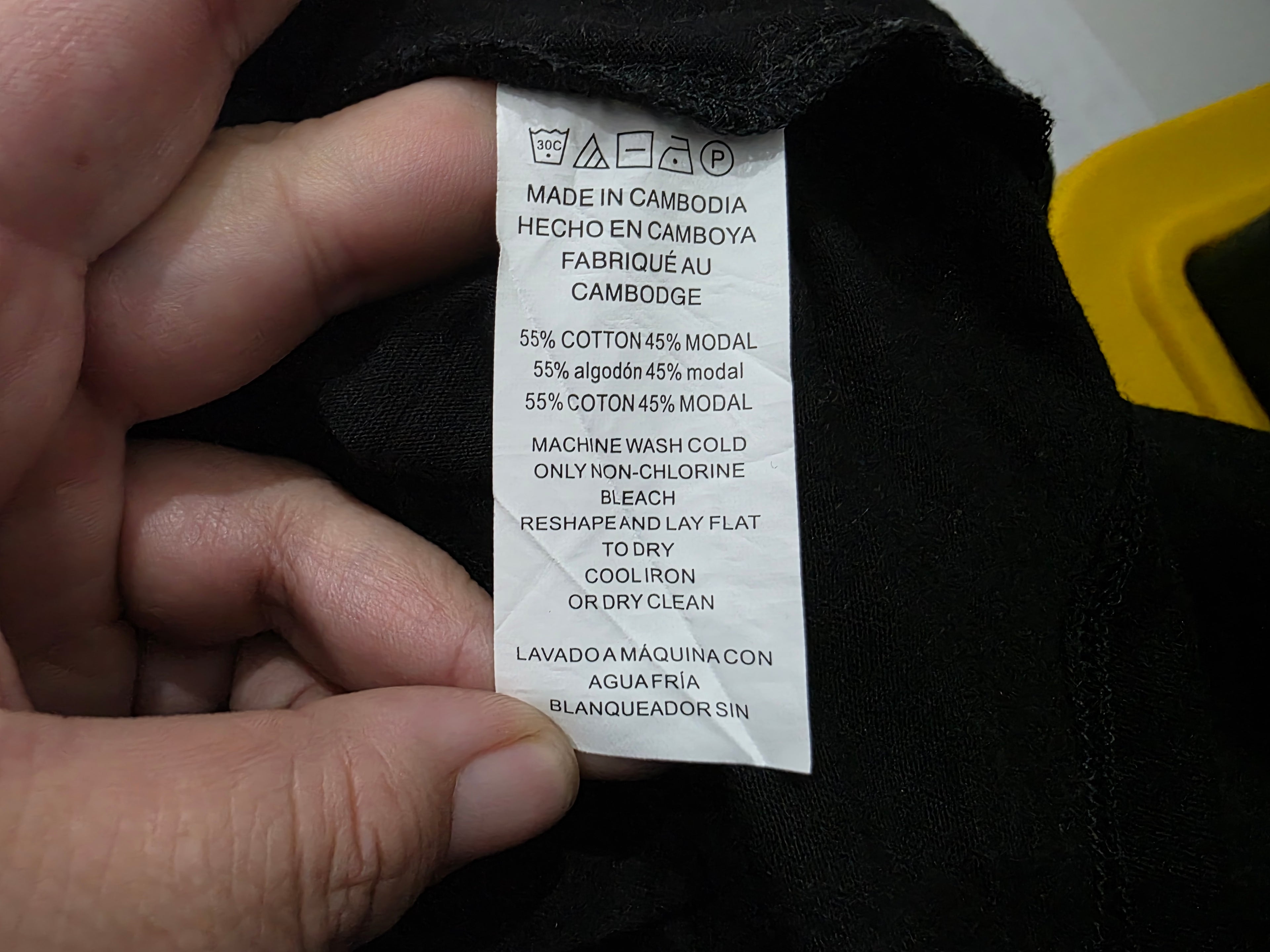 Playera Michael Kors Mediana Manga Larga Olan Color Negro