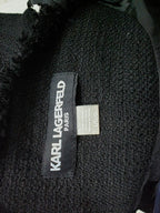 Blazer Karl Lagerfeld De Algodón Color Negro Talla Grande
