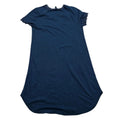 Vestido Ligero Ralph Lauren Mujer Talla Grande Azul Acero