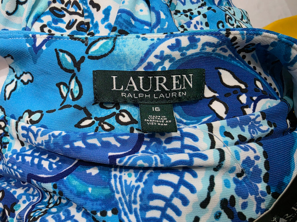 Vestido Ralph Lauren De Mujer Talla 16 Sin Mangas