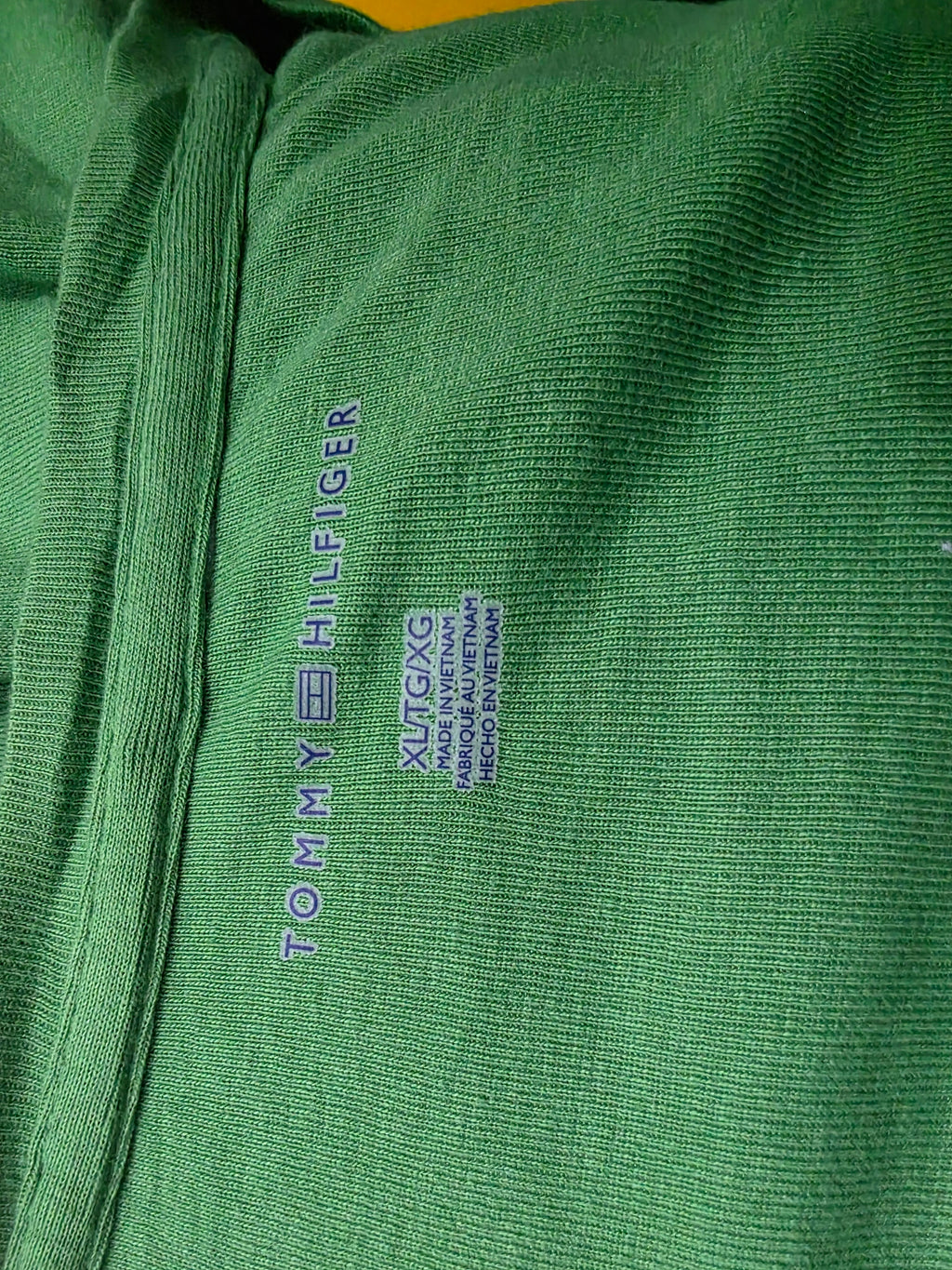 Playera Tommy Hilfiger Mujer Extra Grande Manga Corta Verde