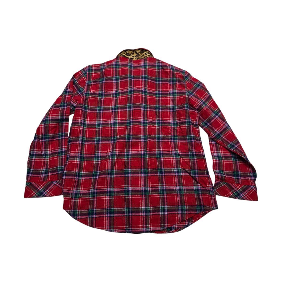 Camisa De Pijama Ralph Lauren Mujer Extra Grande Rojo/azul