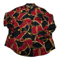 Camisa Ralph Lauren De Seda Talla 2x Rojo/negro De Mujer
