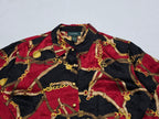 Camisa Ralph Lauren De Seda Talla 2x Rojo/negro De Mujer