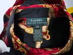Camisa Ralph Lauren De Seda Talla 2x Rojo/negro De Mujer