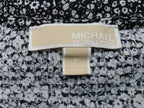 Blusa Michael Kors Gris Floreada Talla Petite Manga Amplia