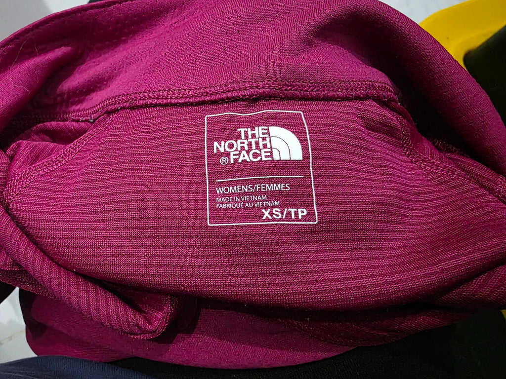 Playera Medio Cierre The North Face Rosa Oscuro Extra Chica