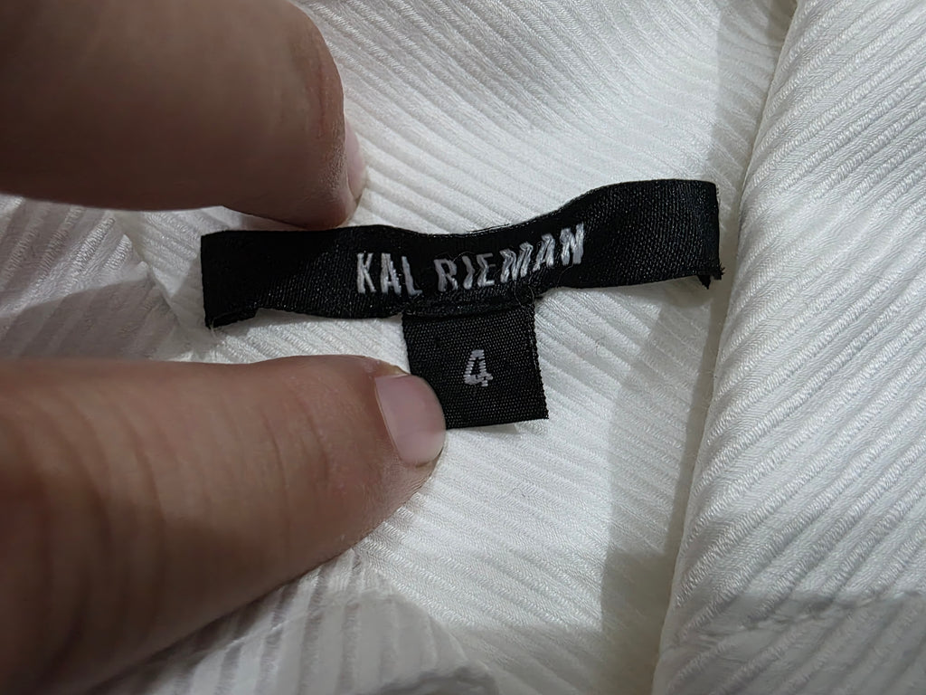 Camisa Kal Rieman De Mujer Talla 4 Color Blanco