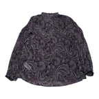 Blusa Ralph Lauren De Mujer Talla Chica Morada Con Figuras