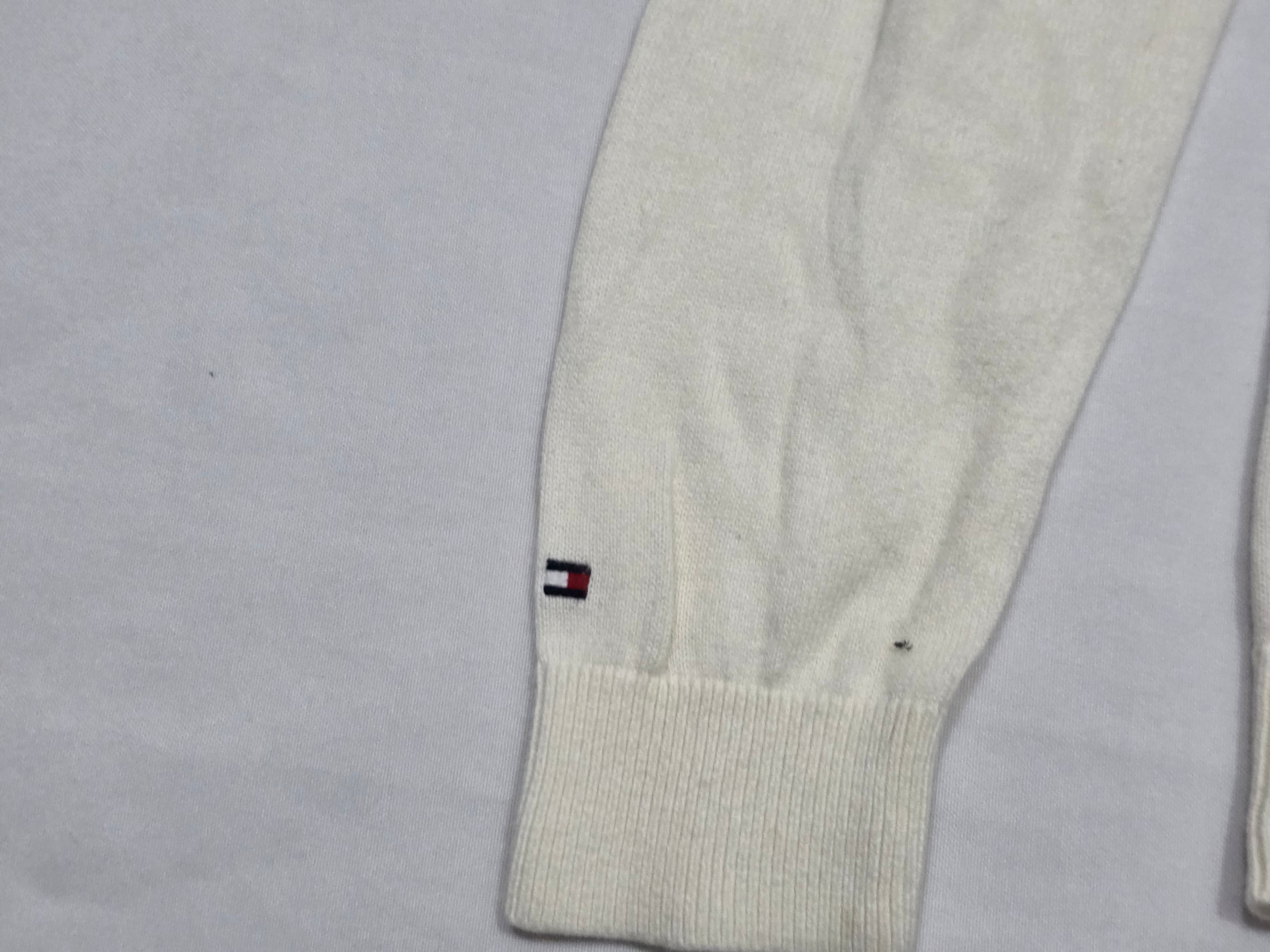 Sueter Tommy Hilfiger Beige Con Rombos Talla Chica De Mujer