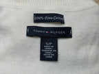Sueter Tommy Hilfiger Beige Con Rombos Talla Chica De Mujer