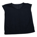 Blusa De Encaje Tommy Hilfiger Azul Marino Talla Chica