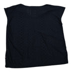 Blusa De Encaje Tommy Hilfiger Azul Marino Talla Chica