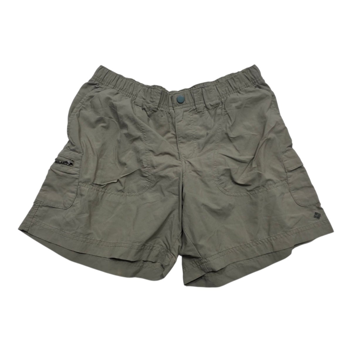 Short Columbia De Mujer Talla Chica Color Cafe