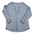 Blusa Vineyard Vines De Mujer Chica Azul Rayada Flores