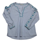 Blusa Vineyard Vines De Mujer Chica Azul Rayada Flores