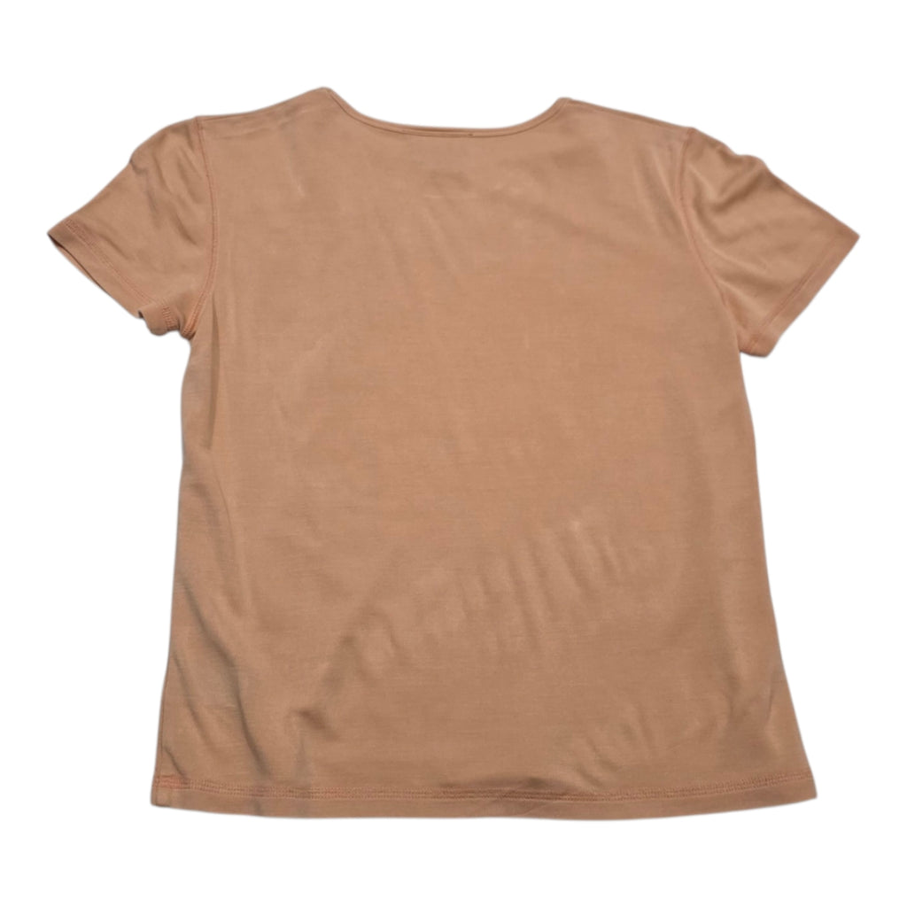 Playera Ralph Lauren De Seda Color Naranja Talla Chica